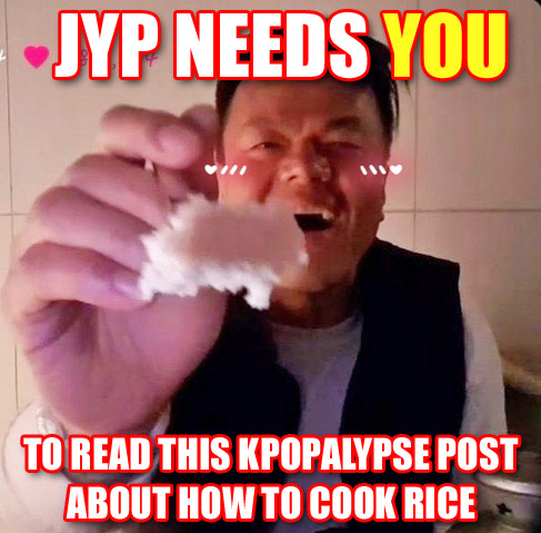 Why can’t you cook rice, like, what the fuck is wrong with you