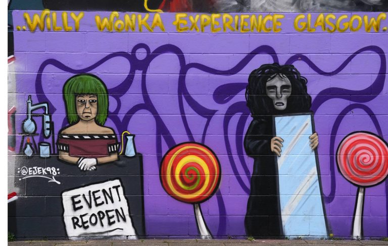 Someone recreated the Willy Wonka Glasgow event in Los Angeles – and Meth Lab Oompa Loompa was there