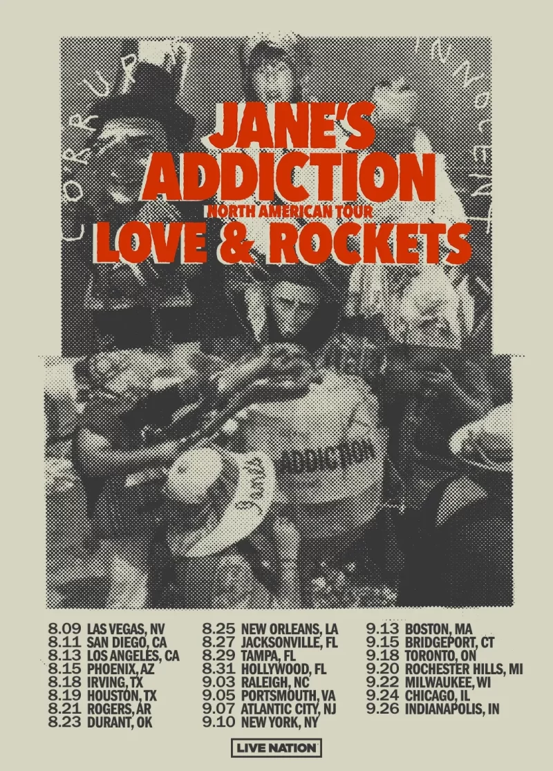 Love and Rockets and Jane’s Addiction Announce 2024 North American Tour