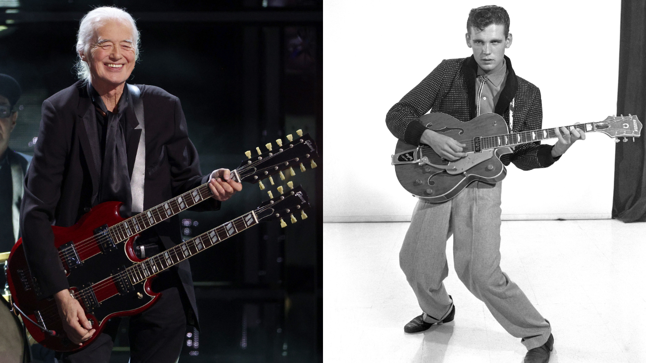 “Duane Eddy twanged the thang in the late 50s and 60s and you can hear his character sound appearing throughout the decades of popular music.” Jimmy Page pays tribute to the ‘Titan of Twang’