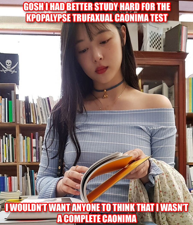Kpopalypse’s trufaxual caonima test