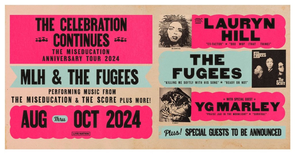 Lauryn Hill Declares Return Of ‘The Miseducation Anniversary Tour’ With The Fugees