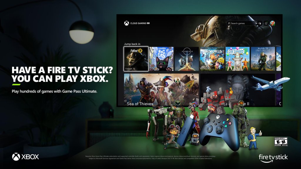 No Xbox Series X Required: Xbox Gaming App Coming To Some Amazon Fire TV Devices