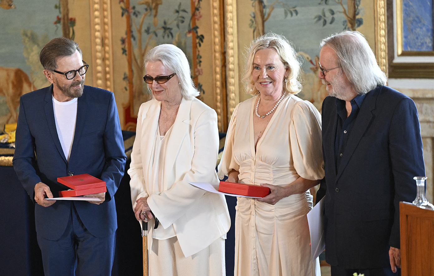 ABBA reunite to be honoured with Swedish knighthoods