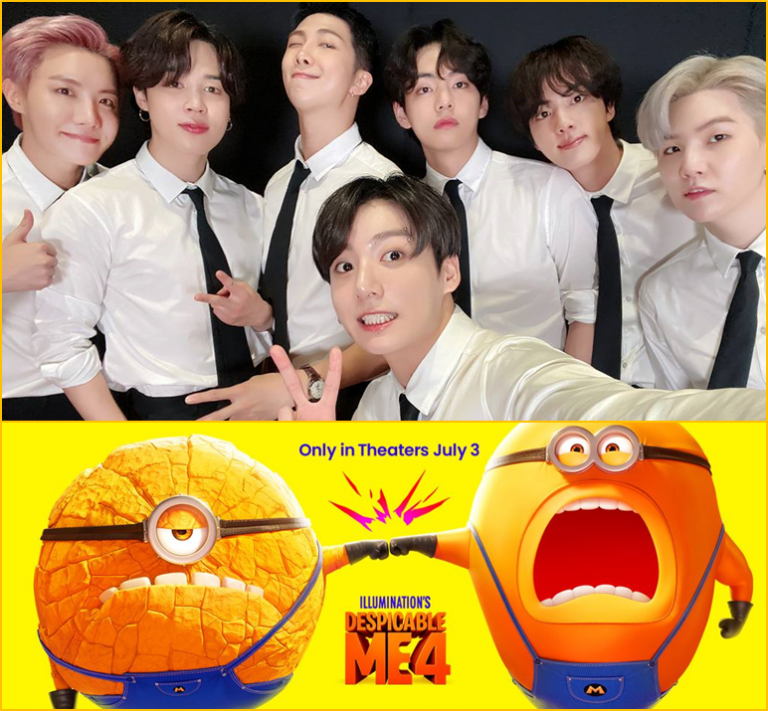 BTS Collaborates with “Despicable Me 4”