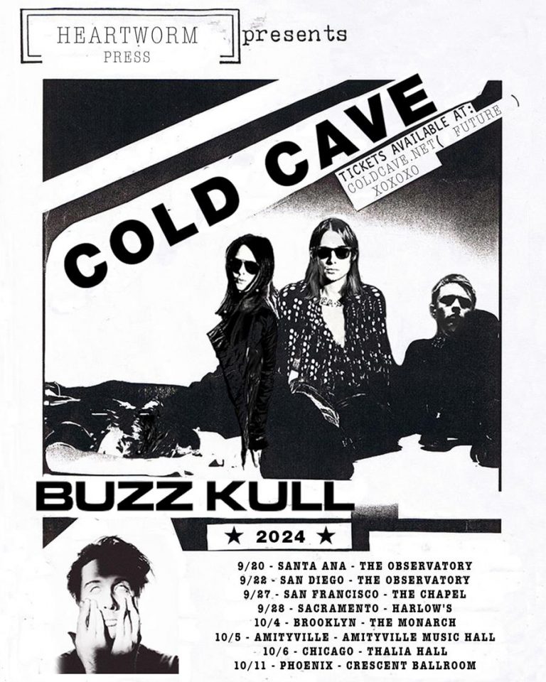 Cold Cave Announce North American Tour Dates with Buzz Kull and Share New Single “Hourglass”