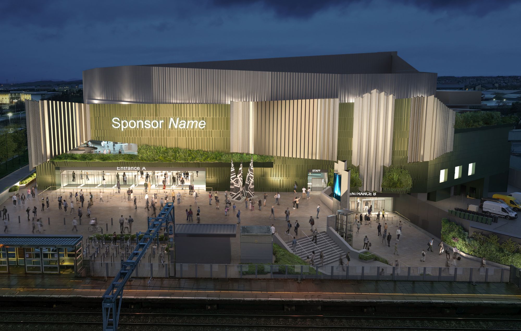 Planning permission for new 8,500-capacity arena in Edinburgh Park secured by AEG