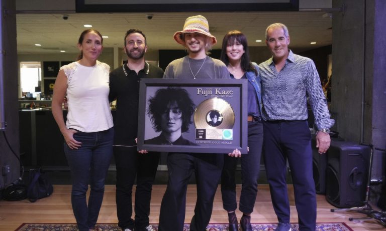 Fujii Kaze Presented With First U.S. Gold Plaque In New York