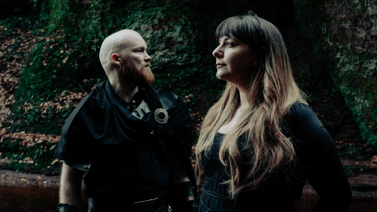 Cello, synths, bagpipes and melodic death metal: Scottish husband-and-wife duo Hand Of Kalliach are doing folk music a little differently