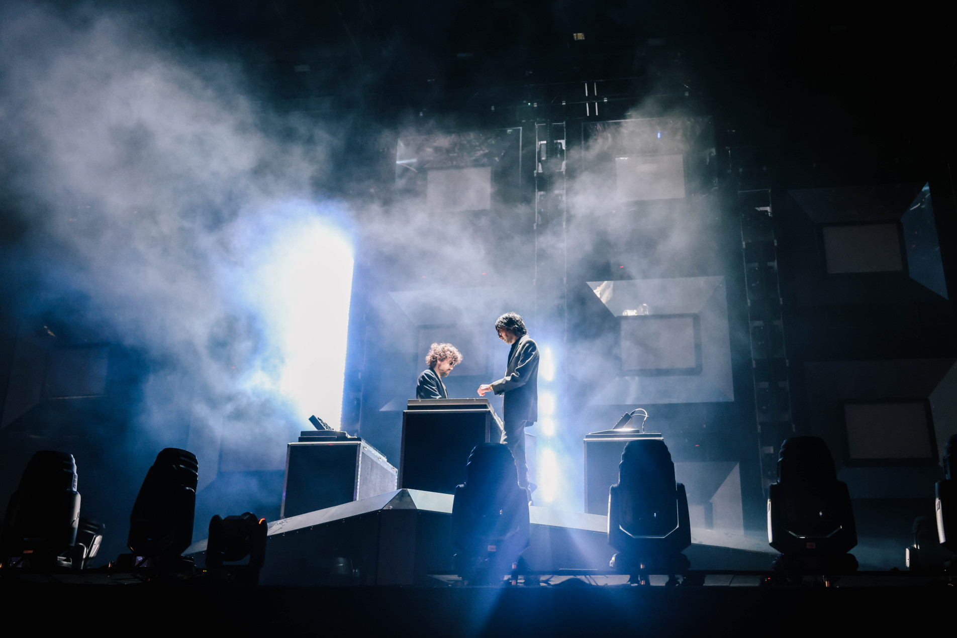 Justice live at Glastonbury 2024: finely tuned stagecraft from true dance veterans