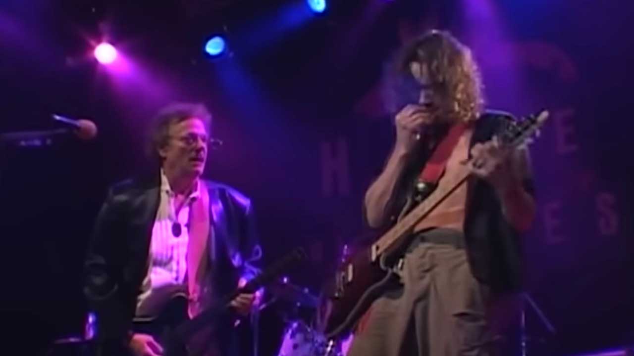 “I started laughing, because he is the best”: Watch unseen footage of late guitar icons Eddie Van Halen and Leslie West backstage and jamming