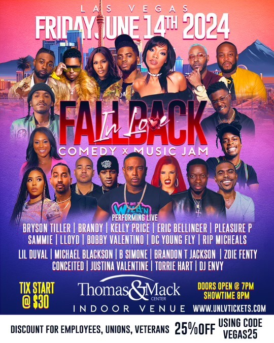 Brandy, Bryson Tiller, Kelly Price, DC Young Fly & More Star in Vegas’ Fall Back In Love Jam – Post Lovers & Friends Cancellation