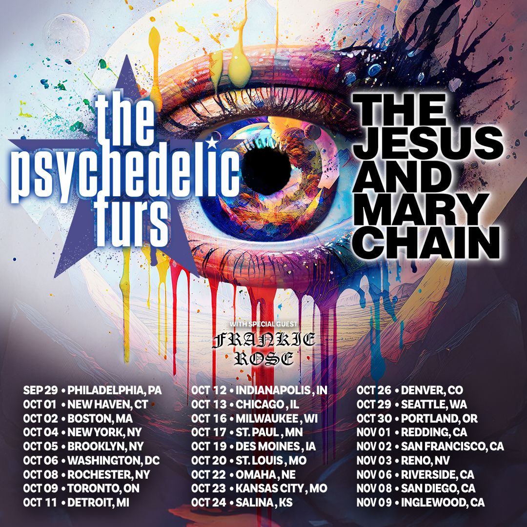 The Psychedelic Furs and The Jesus and Mary Chain Announce Co-Headlining North American Tour