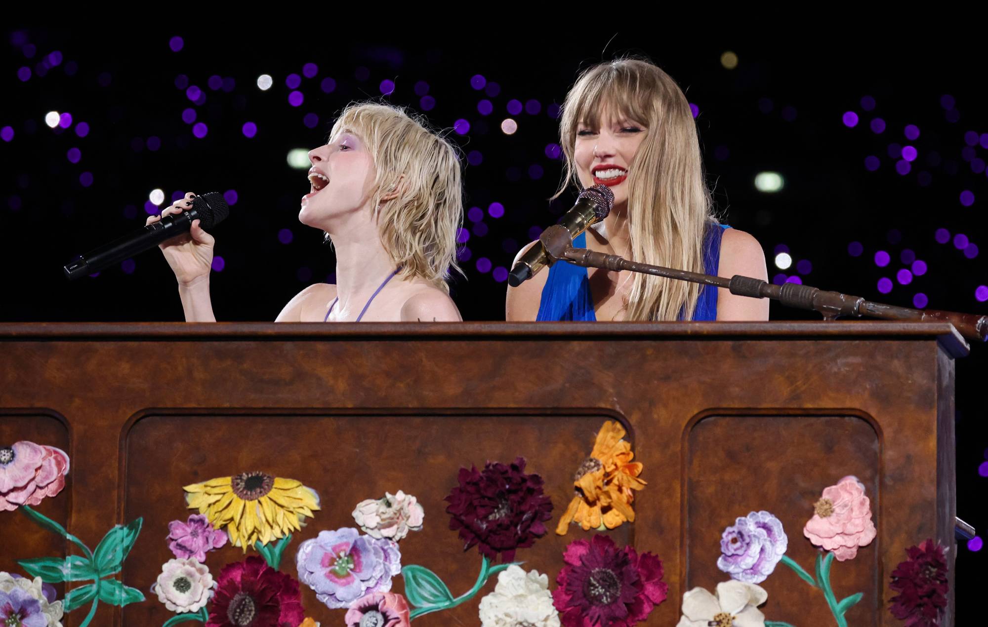 Watch Hayley Williams join Taylor Swift to perform ‘Castles Crumbling’ in London