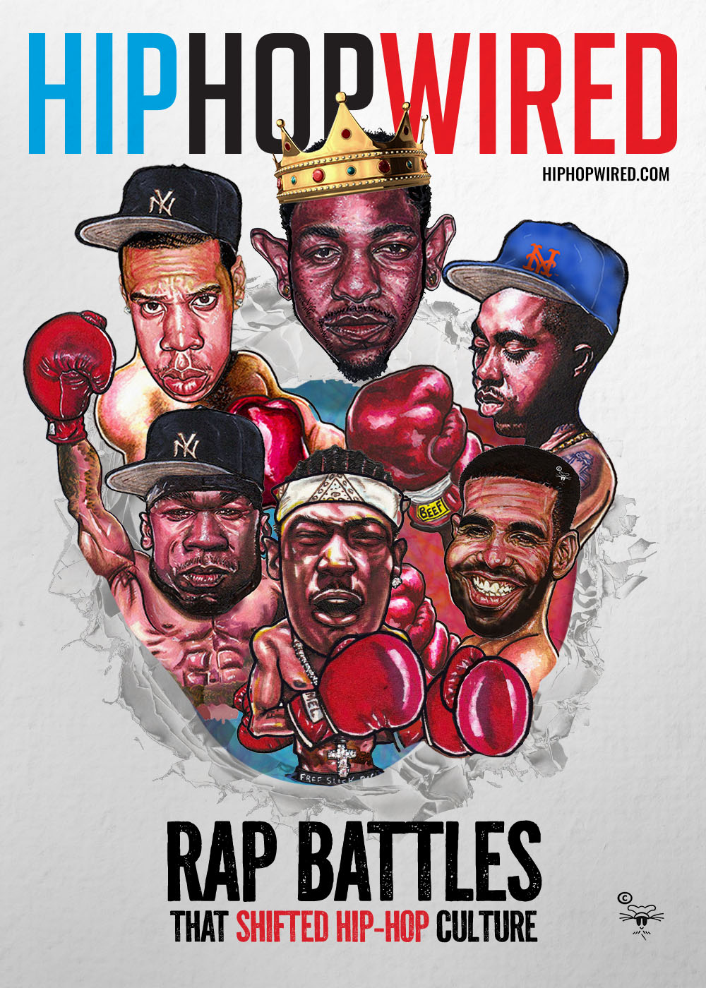 Hip-Hop Wired Digital Cover: Hip-Hop Beef