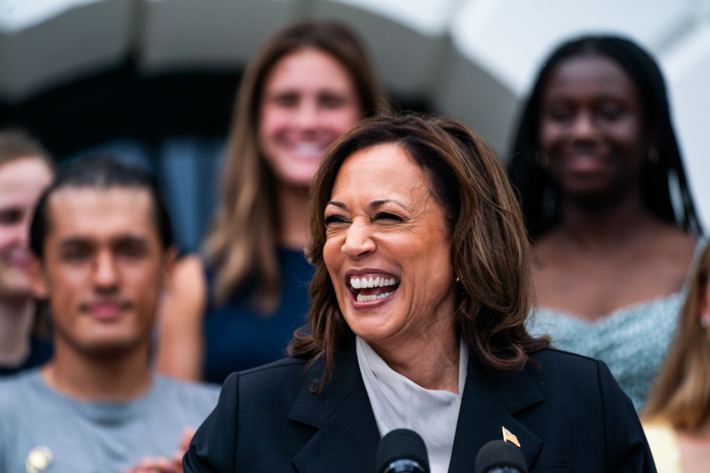 “Say It To My Face”: Kamala Harris Shames Trump For Debate Dodge At Atlanta Rally 