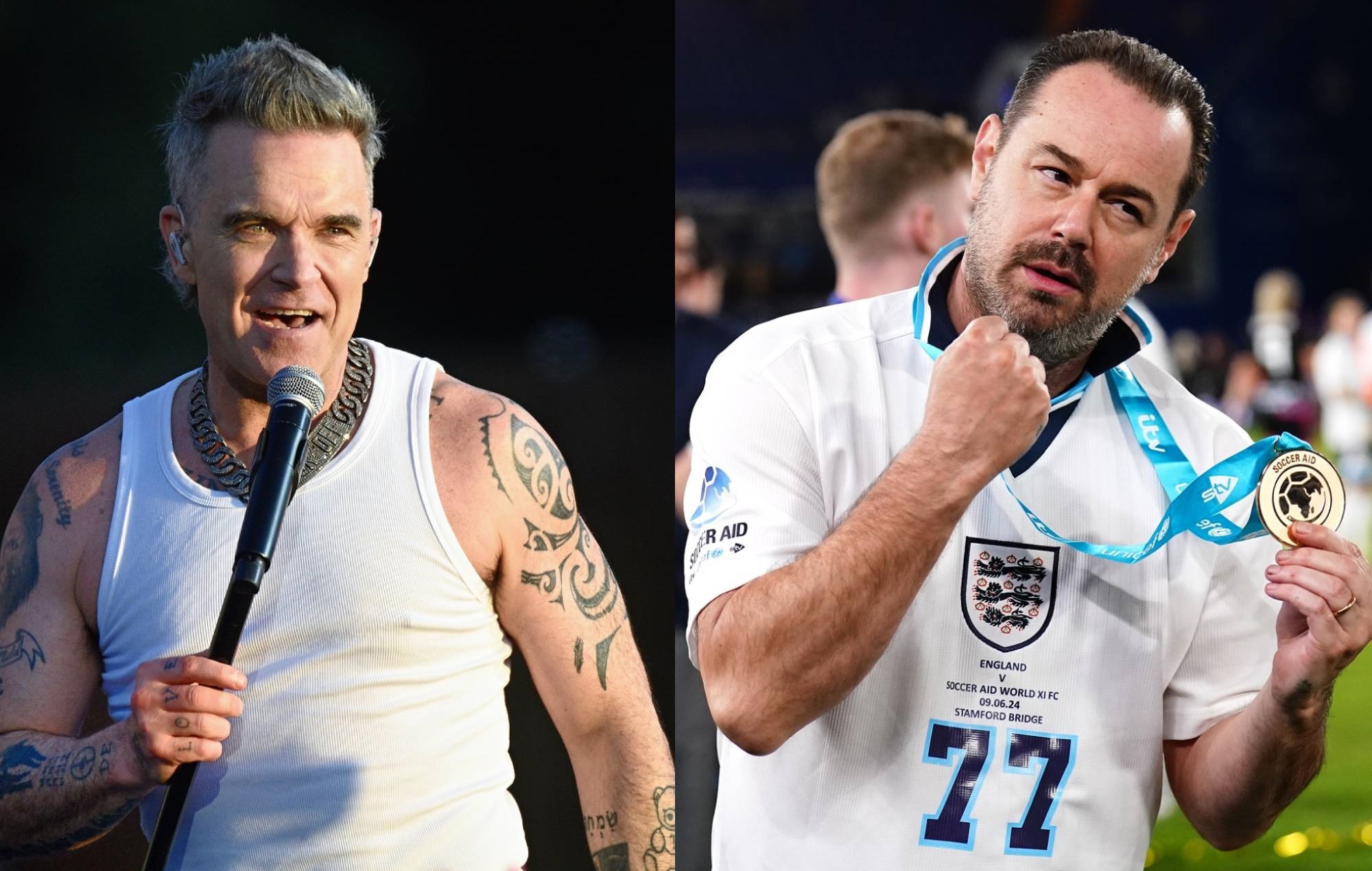 Danny Dyer on performing Blur’s ‘Parklife’ with Robbie Williams: “I just channelled my inner Phil Daniels”