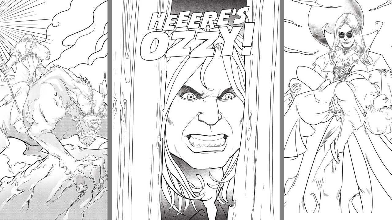 Rejoice! An official Ozzy Osbourne colouring book is on the way