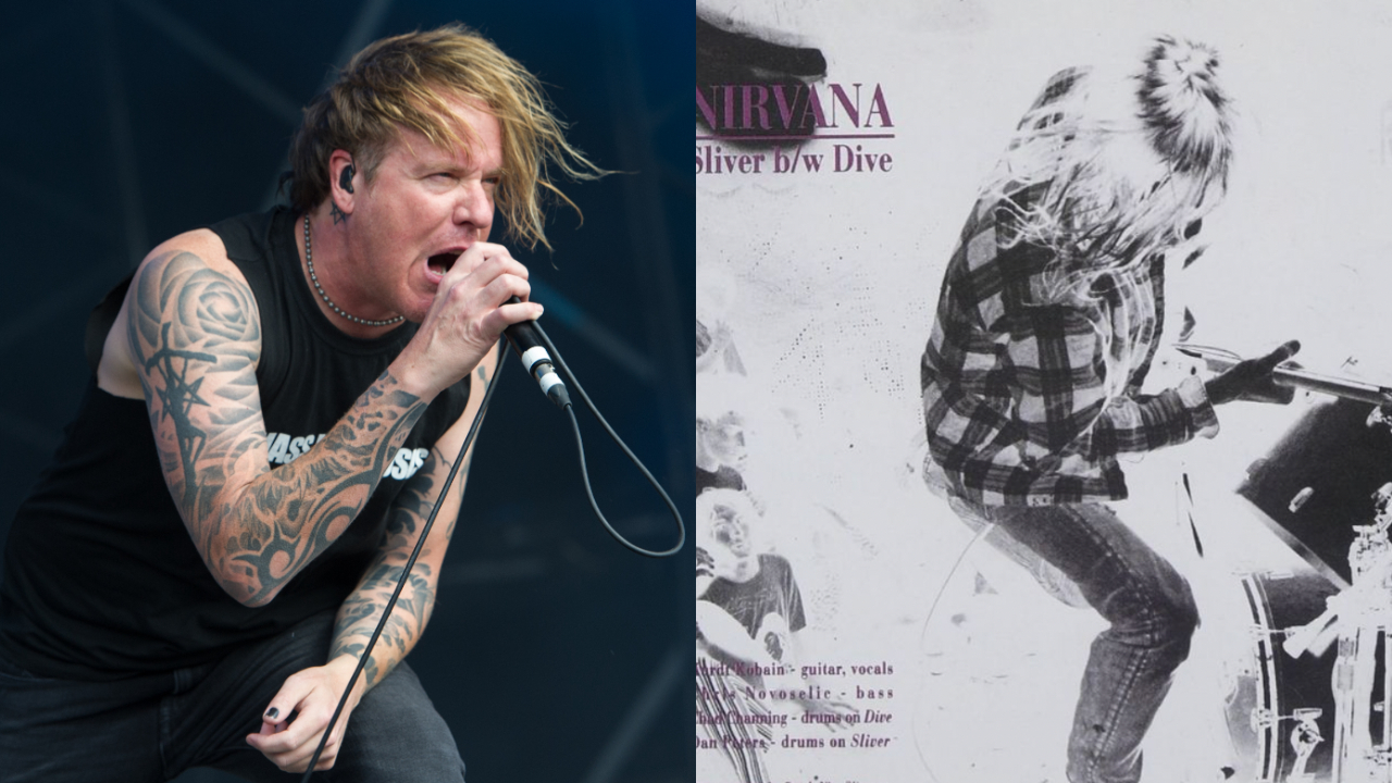 “There I was standing right in front, stoned in amazement.” Ex-Fear Factory frontman Burton C. Bell explains why his face is on the sleeve of Nirvana’s final Sub Pop single