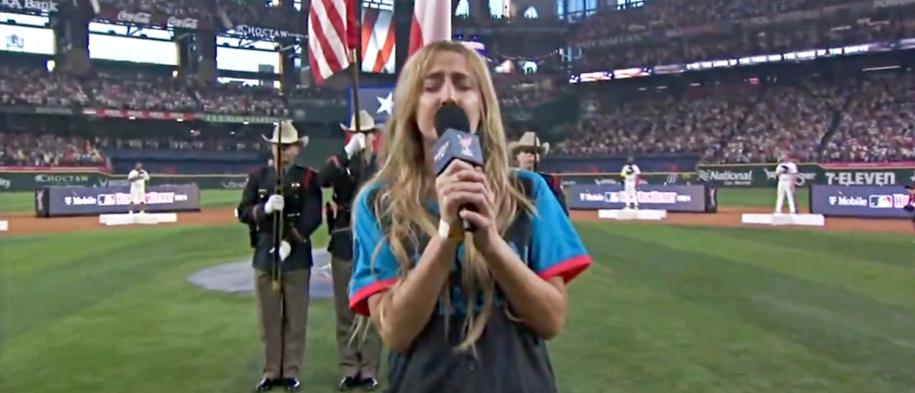 The Home Run Derby National Anthem Was Such A Trainwreck It Had People Wondering If It Was A Prank