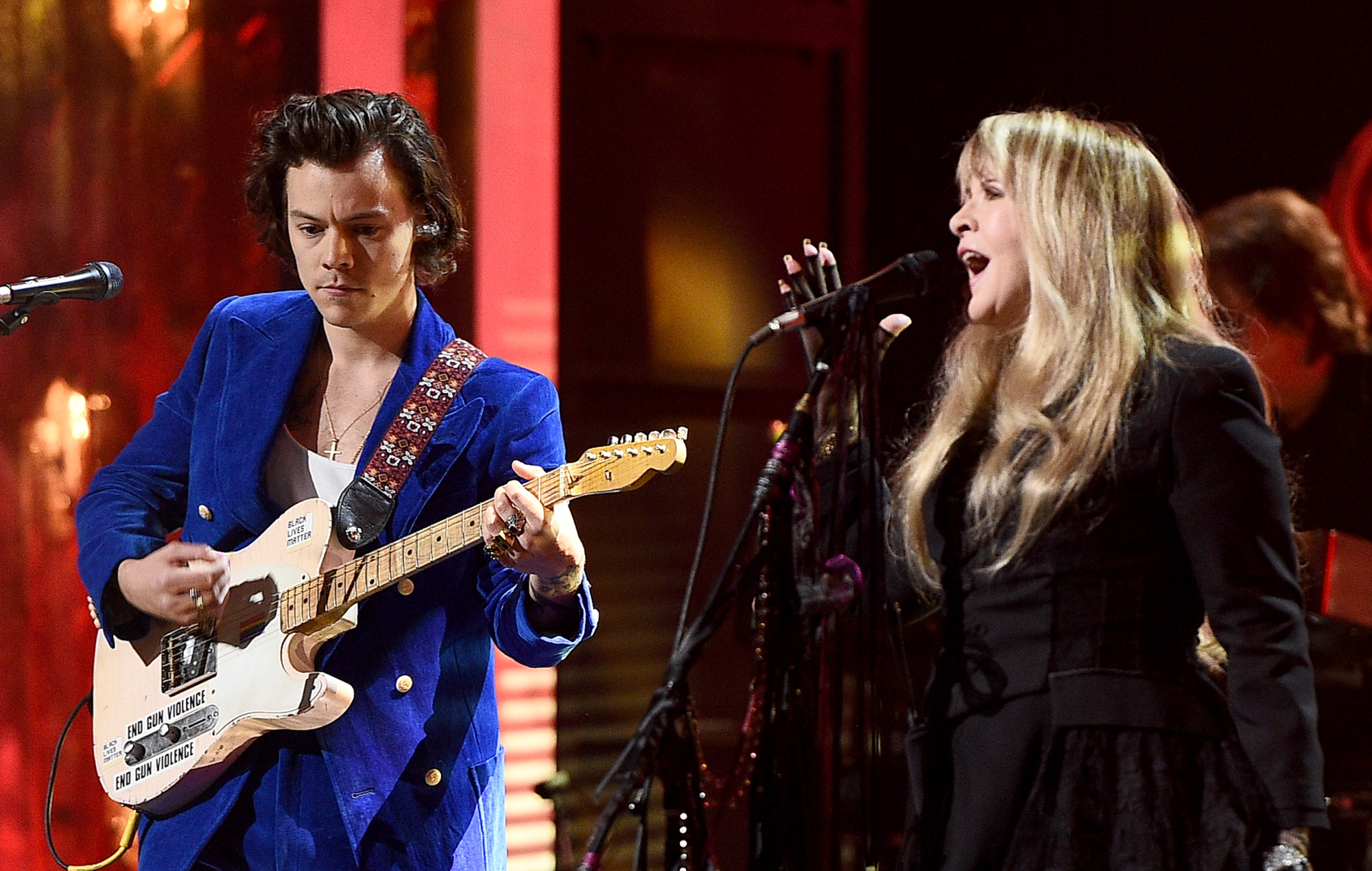 Watch Harry Styles and Stevie Nicks duet emotional tribute to Christine McVie with ‘Landslide’