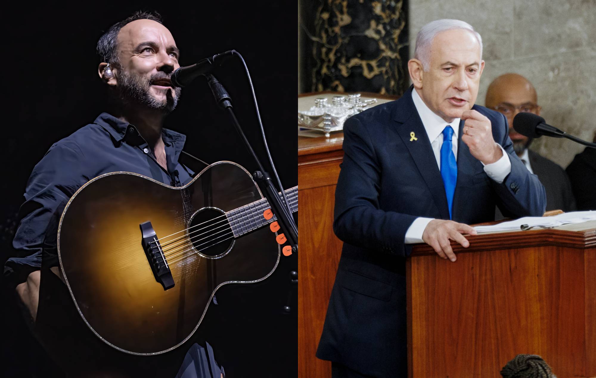 Dave Matthews “ashamed” at Benjamin Netanyahu’s visit to US Congress