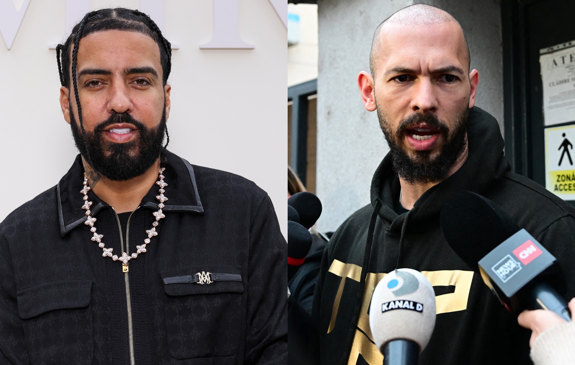 Social media reacts to French Montana bringing out Andrew Tate during festival set in Romania