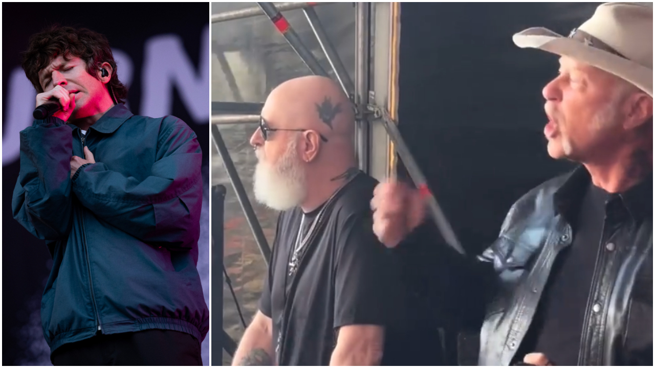 Watch Metallica’s James Hetfield and Judas Priest’s Rob Halford rocking out together while watching Turnstile at Norway’s Tons Of Rock Festival this past weekend