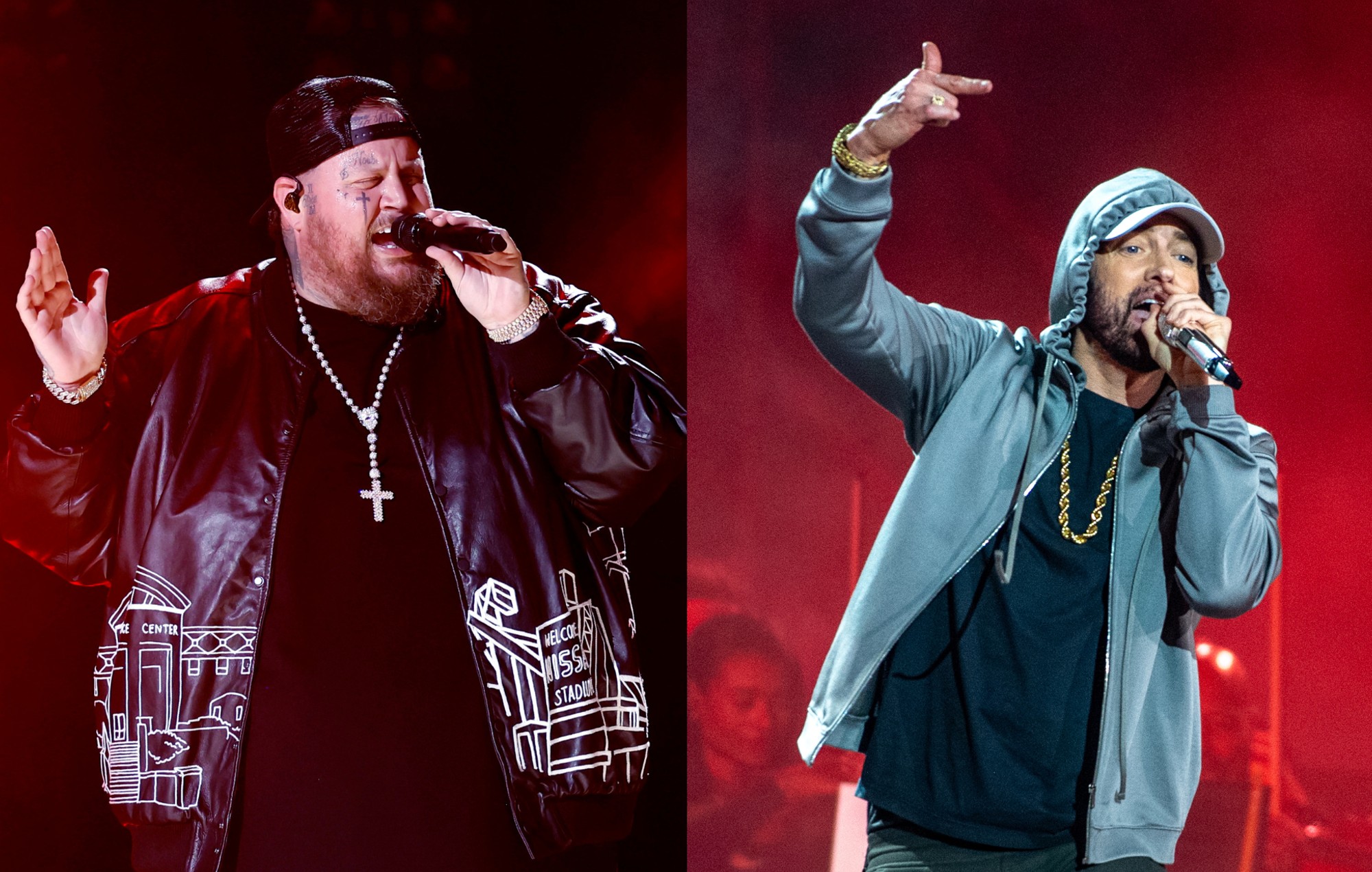 Jelly Roll calls Eminem his “childhood hero” after ‘Death Of Slim Shady’ feature