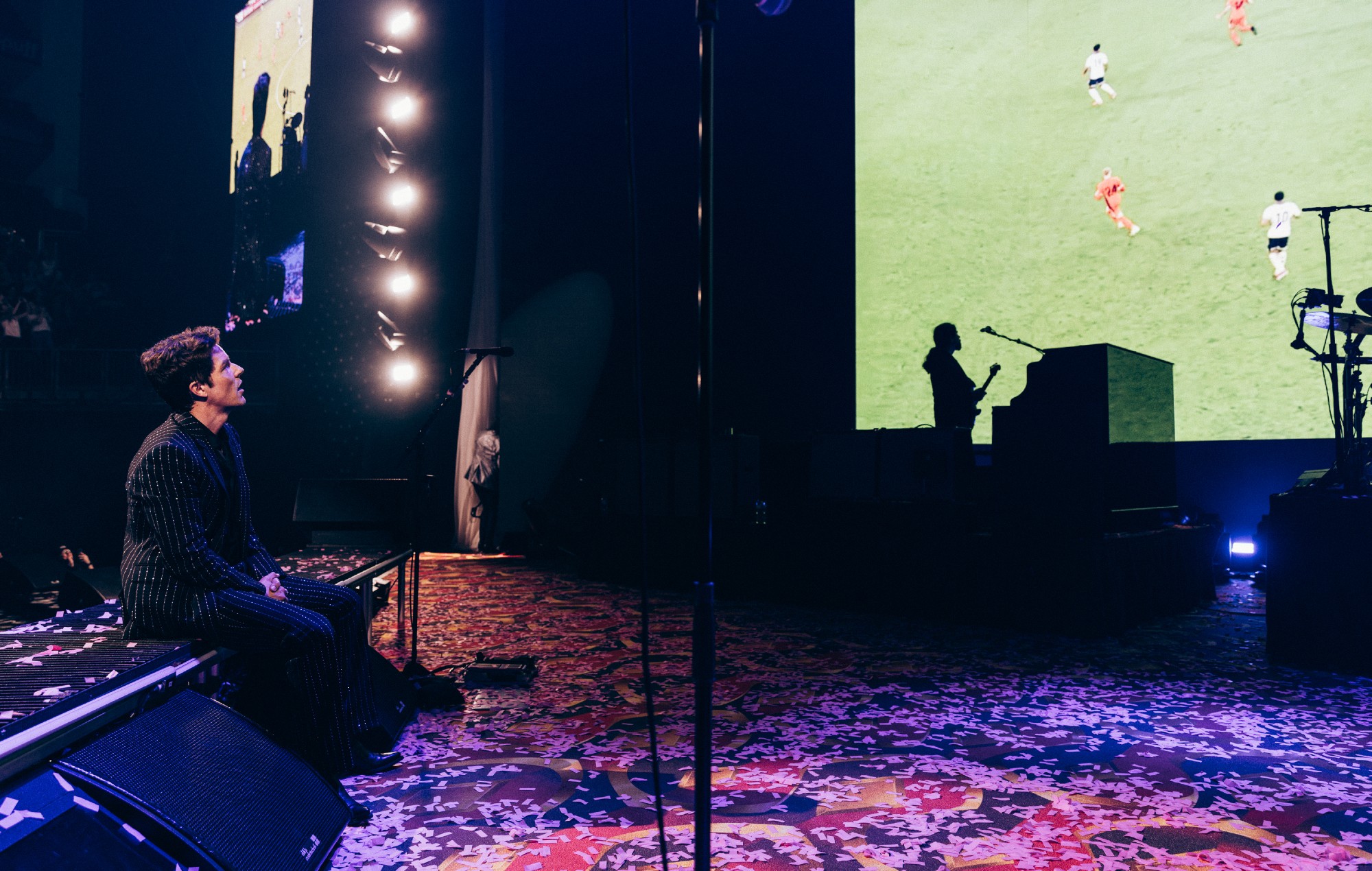 The Killers pause London show to watch England’s Euros semi-final victory