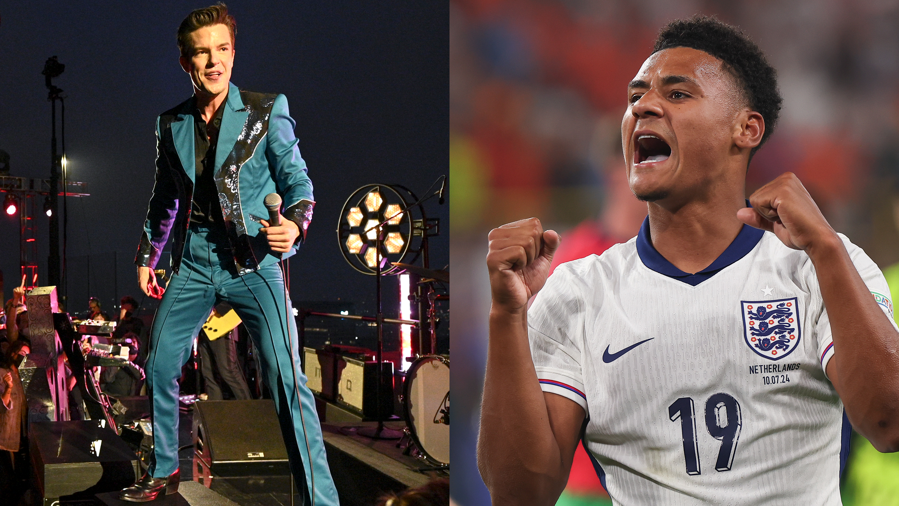 The Killers screen England’s Euros semi-final victory in the middle of their show, celebrate with red and white confetti and fan-favourite Mr Brightside