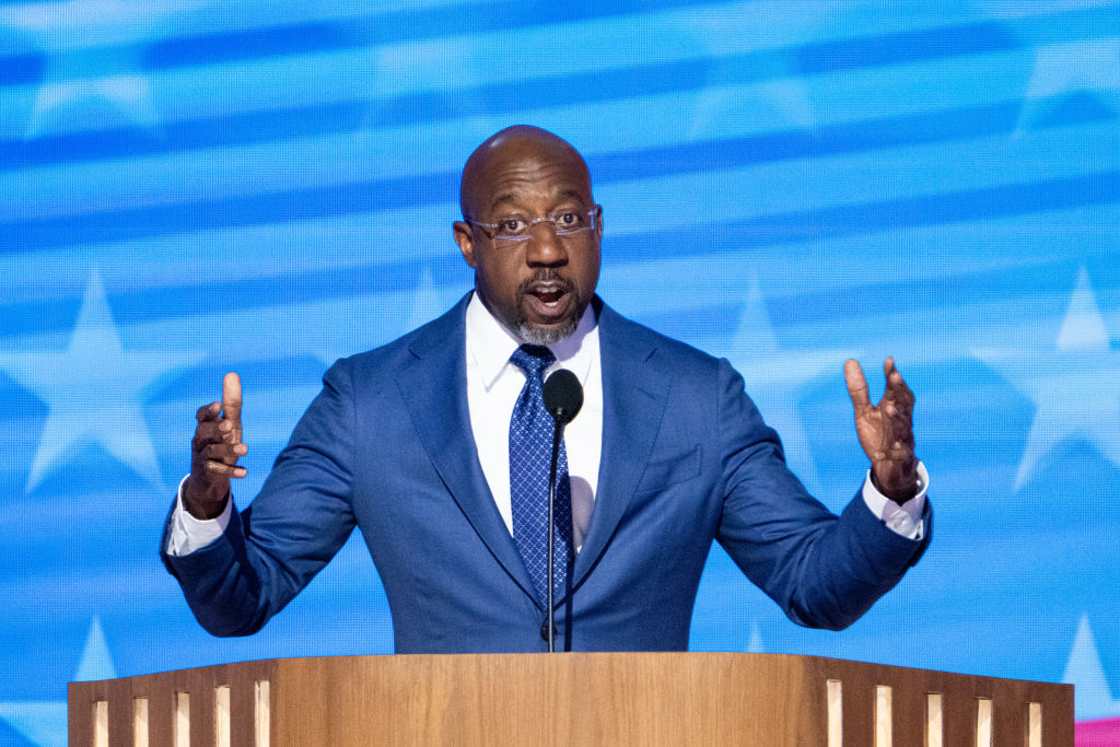 Senator Raphael Warnock Blasts Trump In Fiery DNC Speech, Xitter Applauds