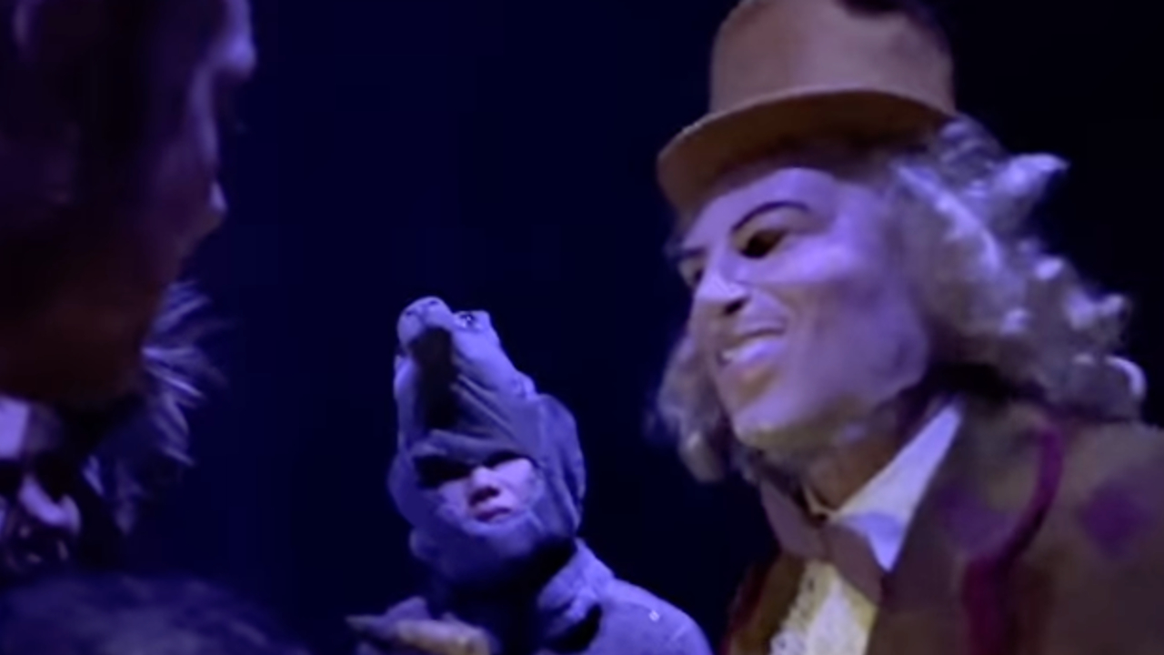 Watch Tool bassist Justin Chancellor dress as Willy Wonka to prank support band onstage