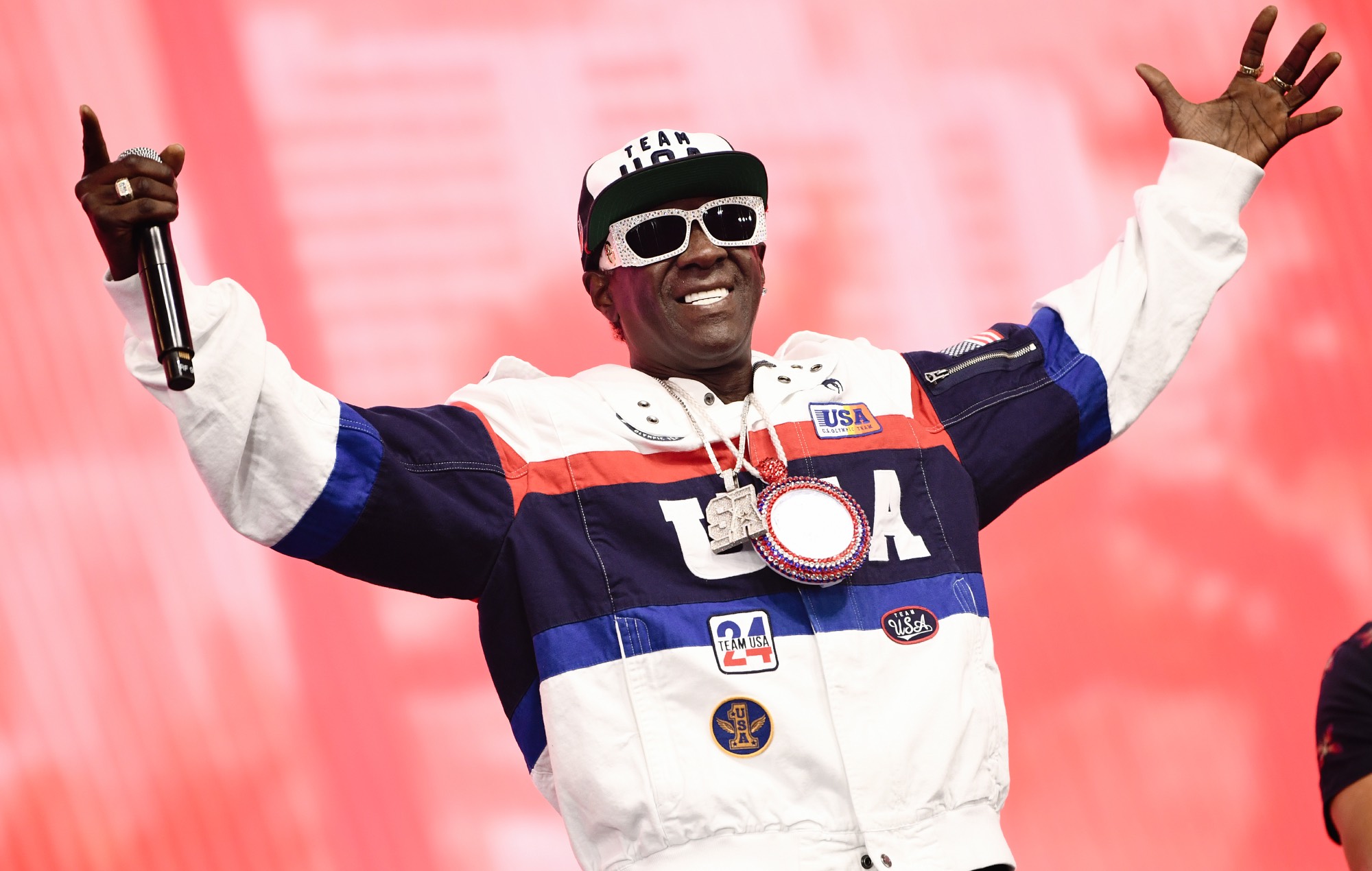 Flavor Flav reveals the custom bronze clock he’s had made for Olympic gymnast, Jordan Chiles