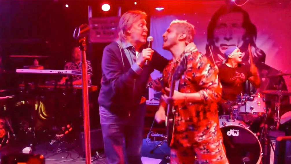 Paul McCartney just made a surprise appearance with Andrew Watt and Chad Smith at a 250-capacity club in Amagansett