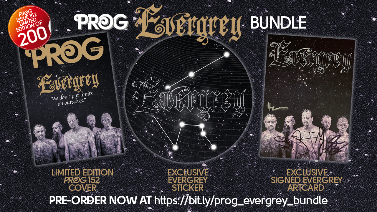 Order your exclusive Evergrey bundle featuring a unique front cover, signed art print and sticker