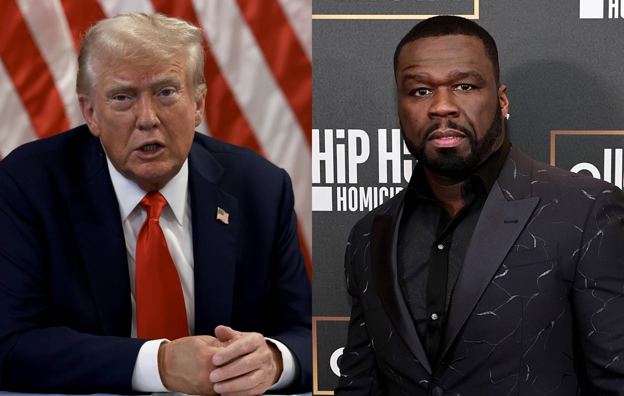 Donald Trump walks out to 50 Cent’s ‘Many Men’ on Adin Ross livestream despite producer’s objections