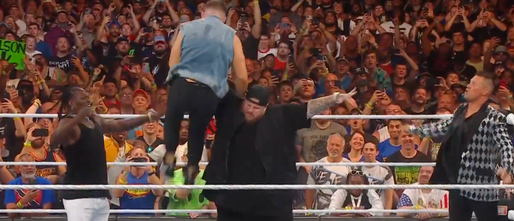 Jelly Roll Hit Austin Theory With A Massive Chokeslam At SummerSlam