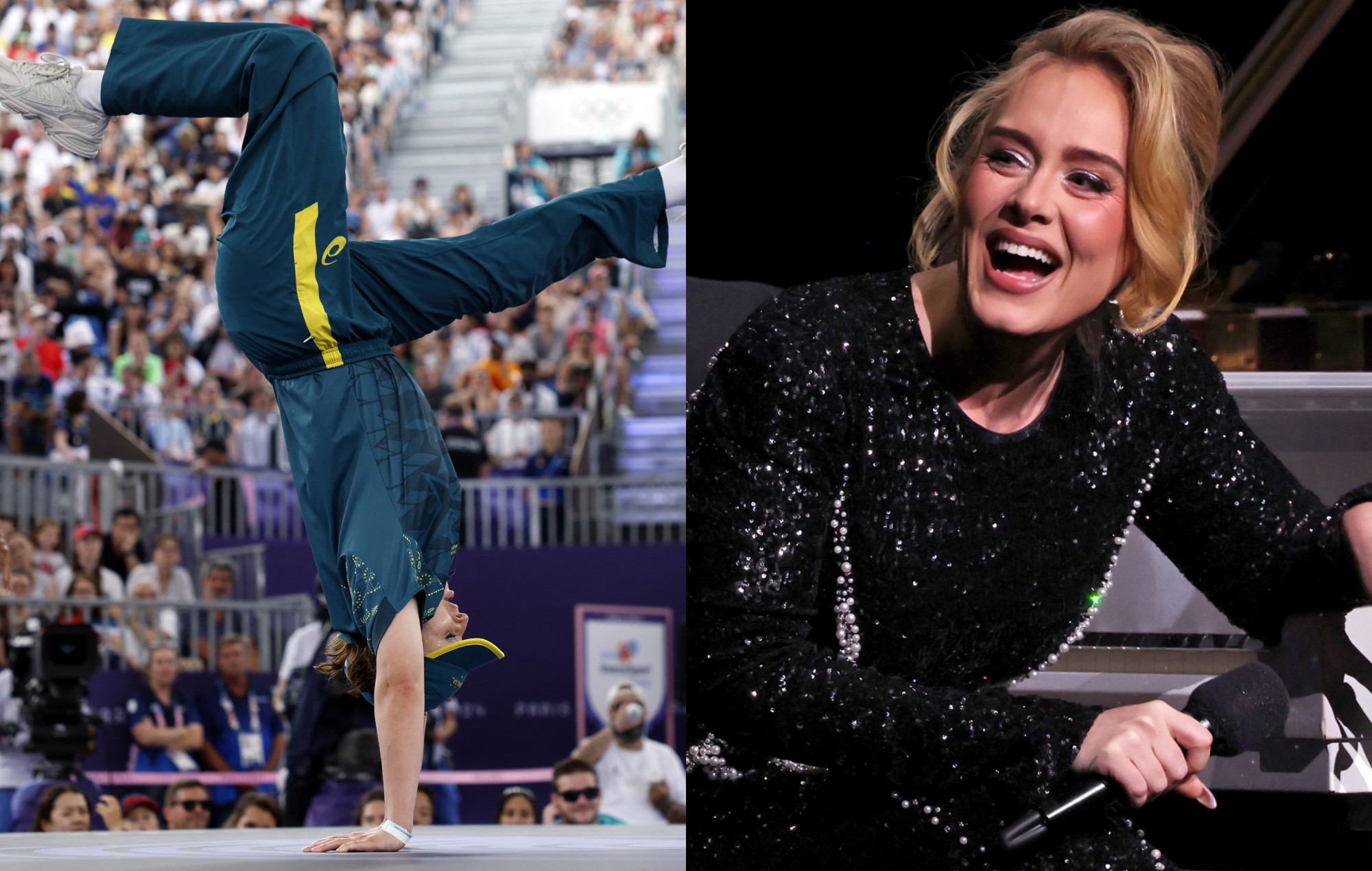 Adele asks if Australian Olympic breakdancer Raygun is “a joke”, says she’s been “shitting herself laughing”