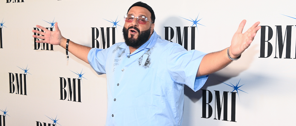 DJ Khaled Hilariously Defies Gravity By Crowd-Surfing During The UCF Versus Colorado Pre-Show