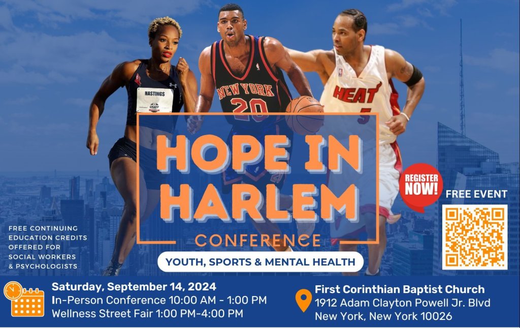 NBA Star Allan Houston & Olympic Champions Appearing At Hope In Harlem Conference