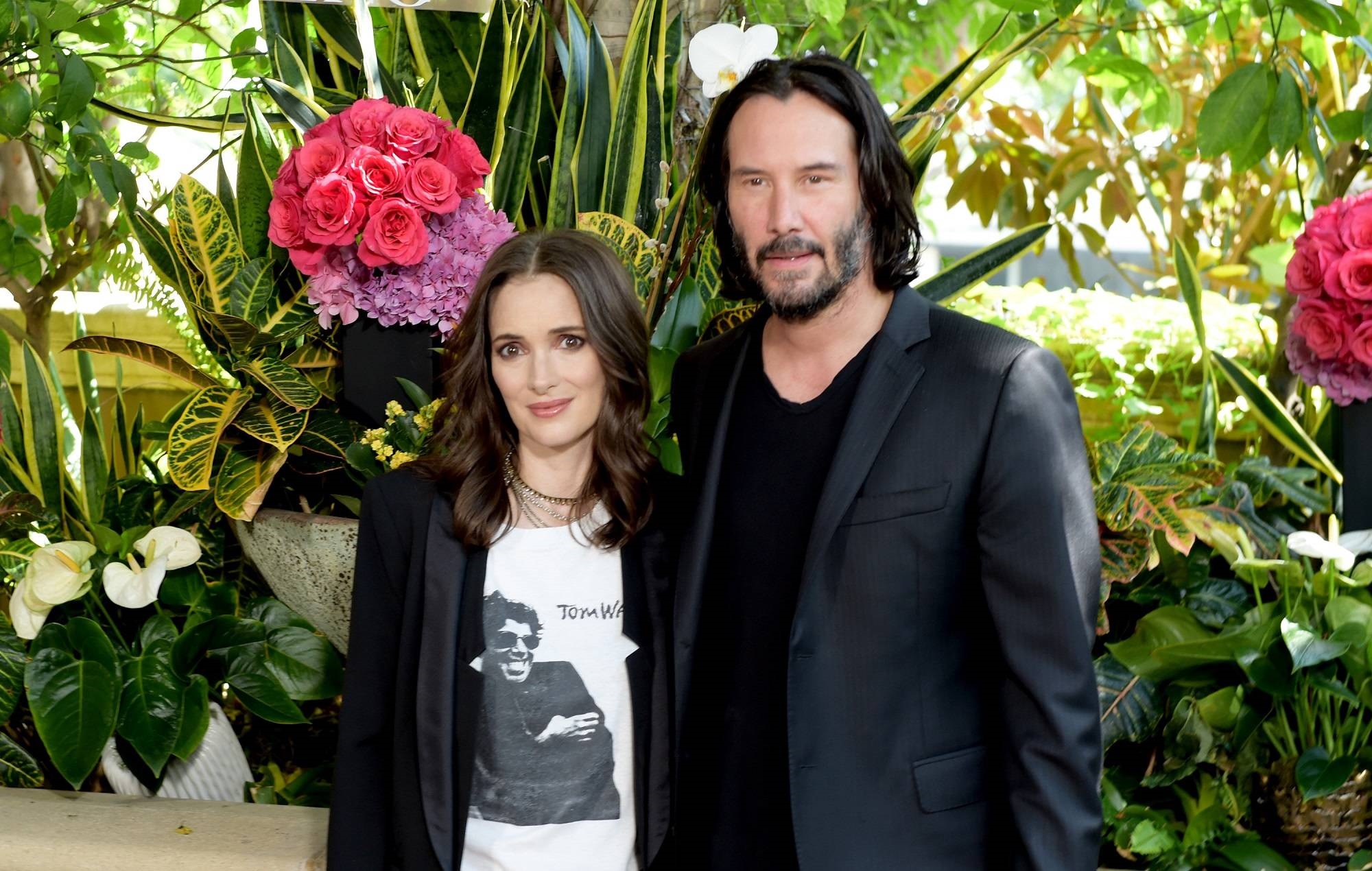 Winona Ryder and Keanu Reeves still call each other husband and wife via text