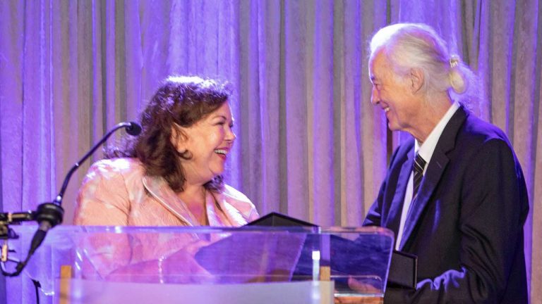 Jimmy Page honoured by British Embassy in Washington