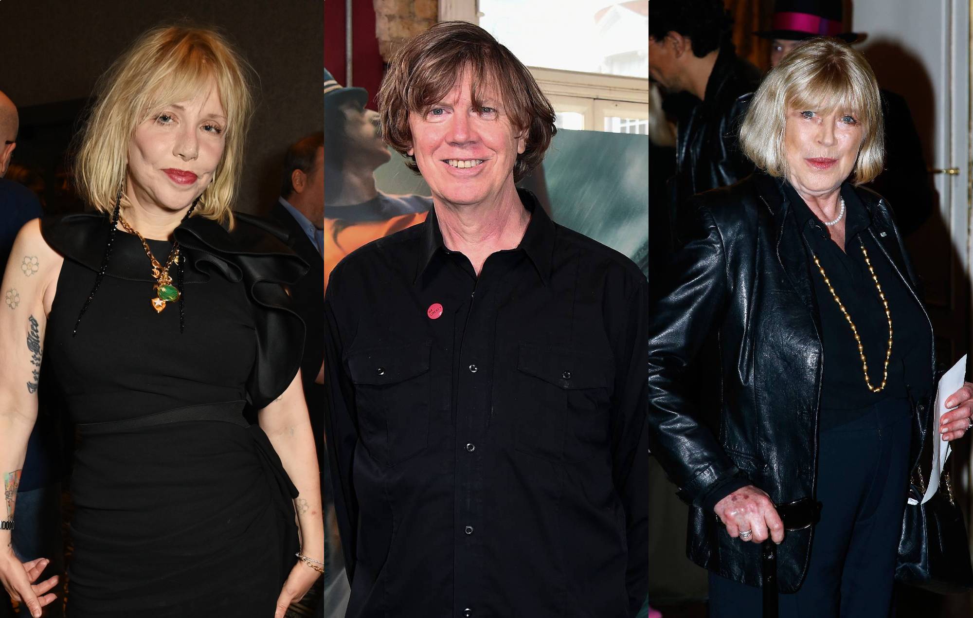 Courtney Love, Thurston Moore, members of My Bloody Valentine and Portishead meet in London to cover Marianne Faithfull songs for mystery project