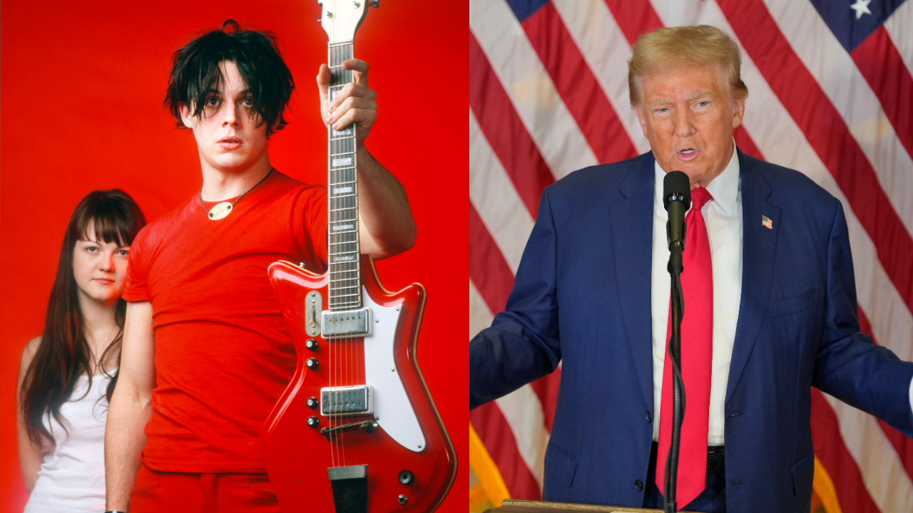 “This machine sues fascists.”  Jack White makes good on his promise to sue Donald Trump for “flagrant misappropriation” of The White Stripes’ Seven Nation Army