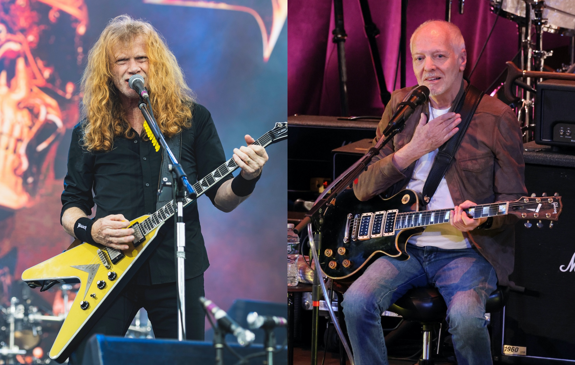 Megadeth’s Dave Mustaine says Peter Frampton was “talking out of his ass” about show cancellation