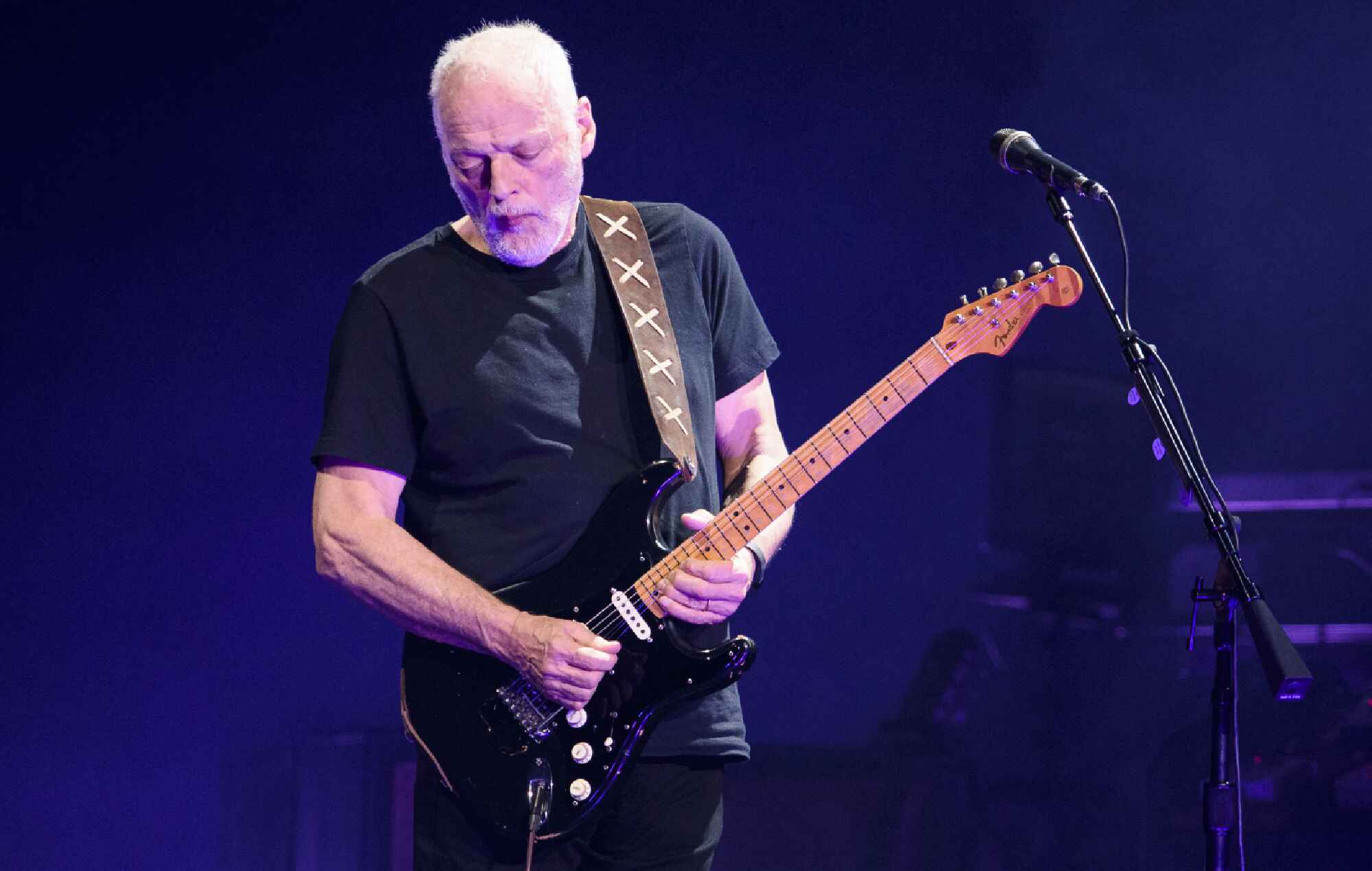 Watch David Gilmour play Pink Floyd favourites for first time in years and debut new songs as he kicks of UK tour in Brighton