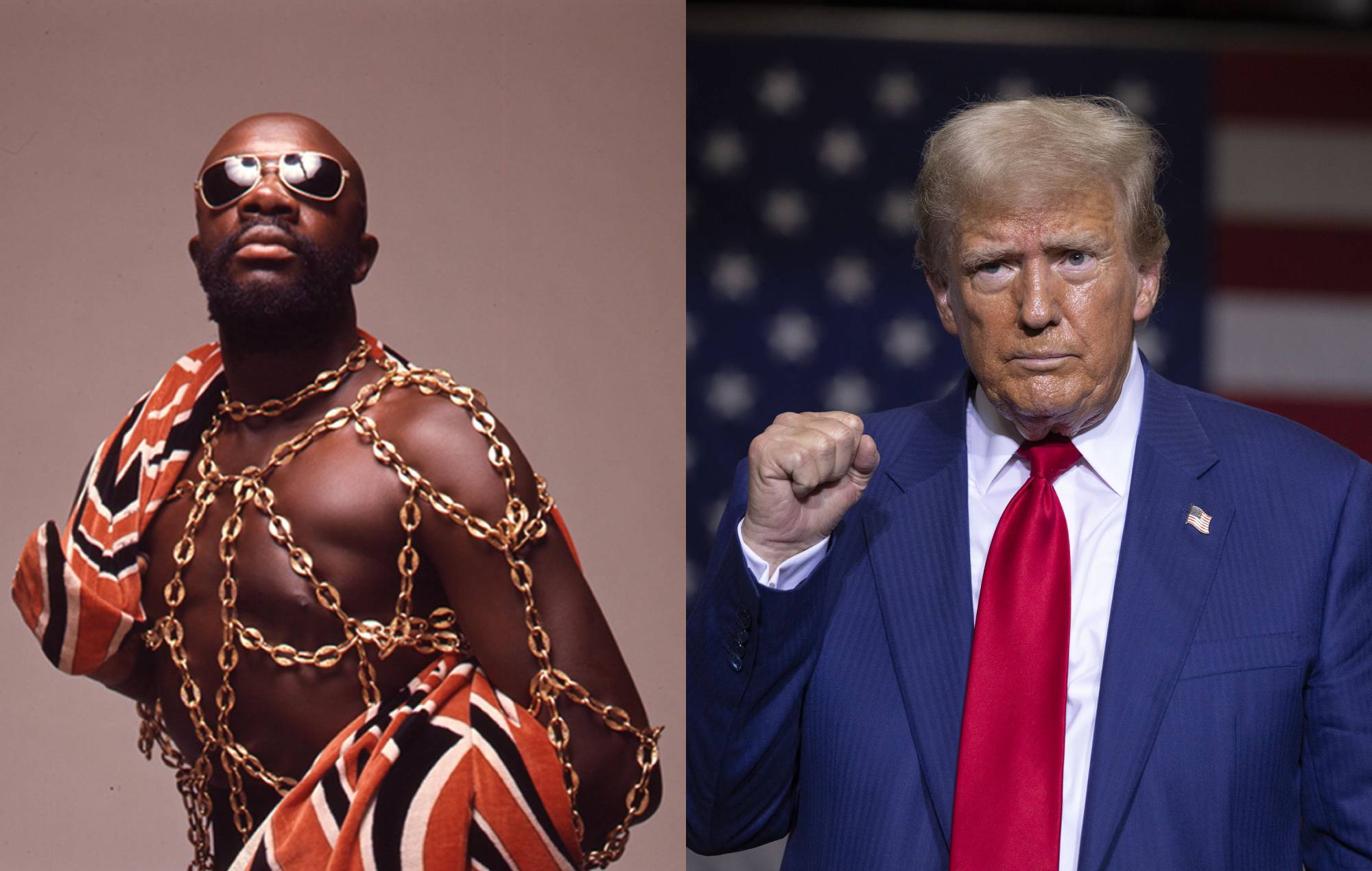 Isaac Hayes’ estate claims they have confirmation Trump is not allowed to use ‘Hold On, I’m Coming’