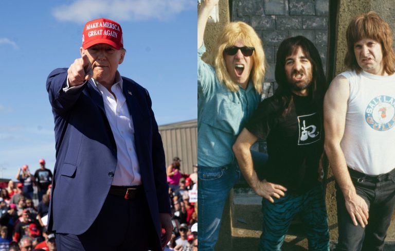 Spinal Tap forbid Donald Trump from playing ‘Sex Farm’ at rallies 