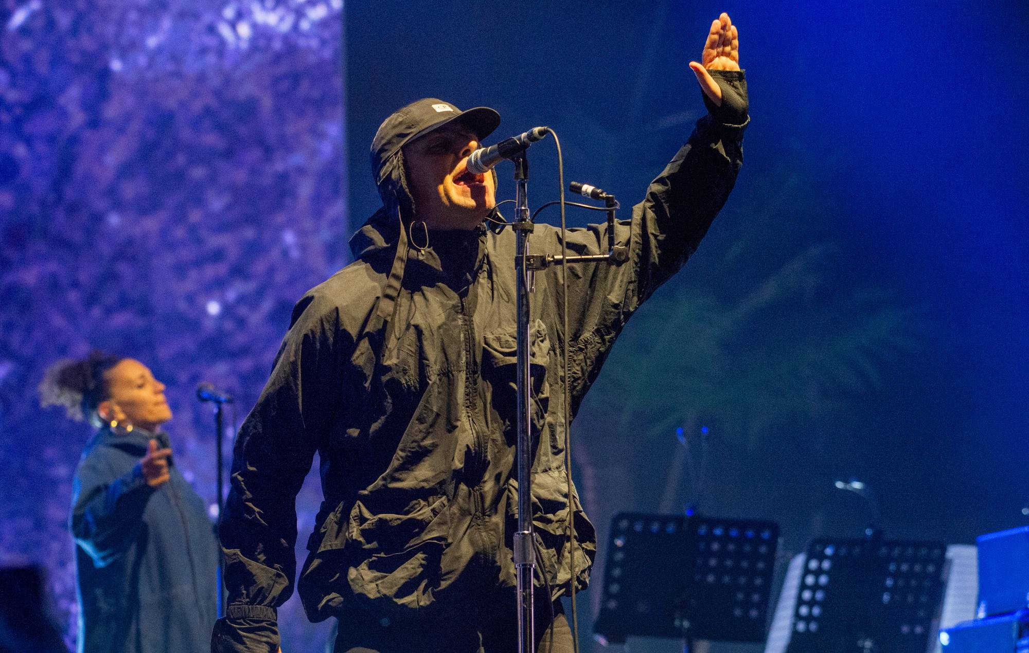 Watch Liam Gallagher perform Oasis classics ahead of Anthony Joshua vs Daniel Dubois boxing match at Wembley Stadium